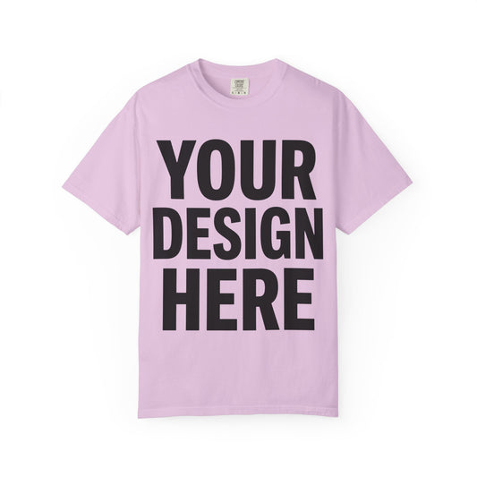 Personalized Garment-Dyed T‑Shirt — Custom Design Tee (Your Design Here)
