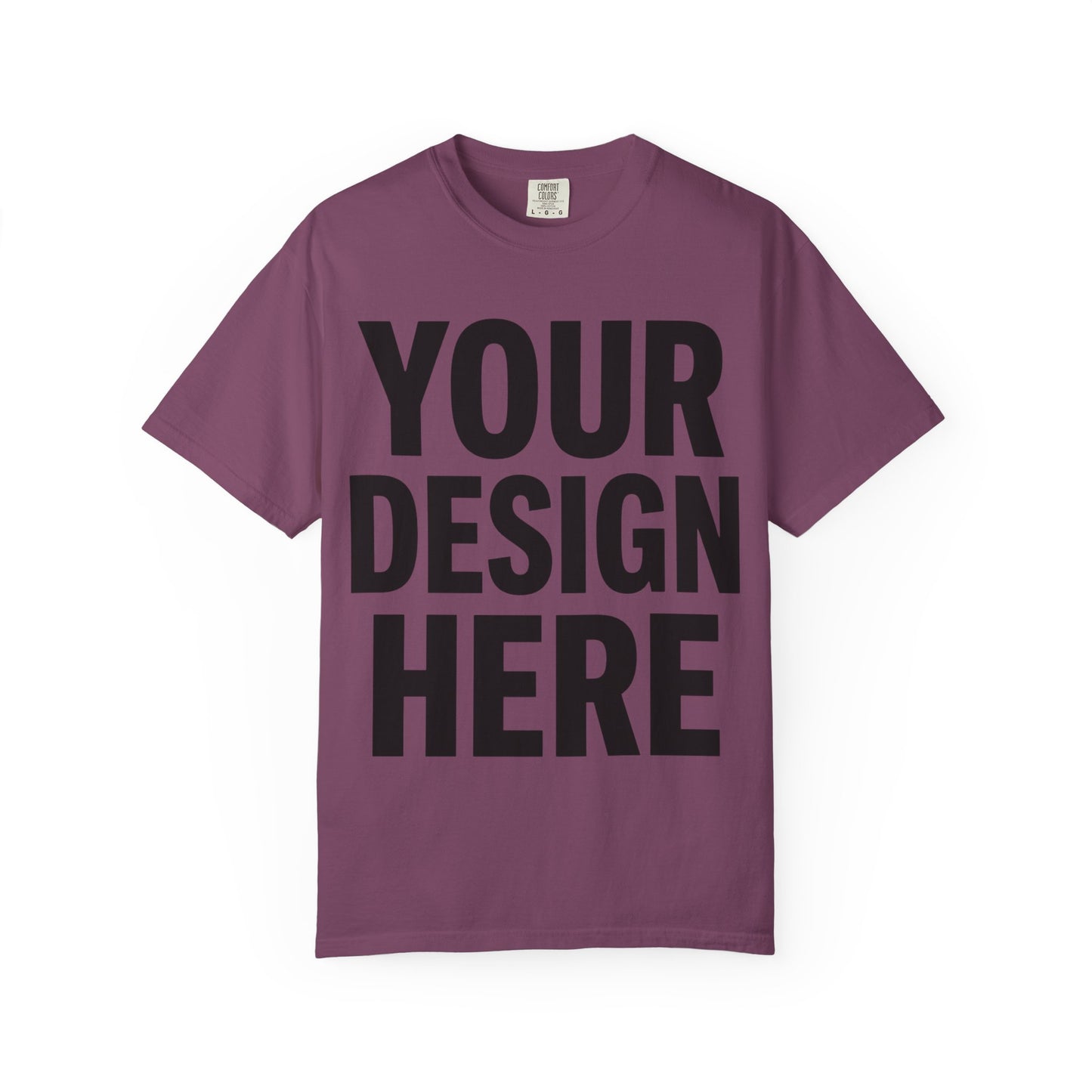 Personalized Garment-Dyed T‑Shirt — Custom Design Tee (Your Design Here)