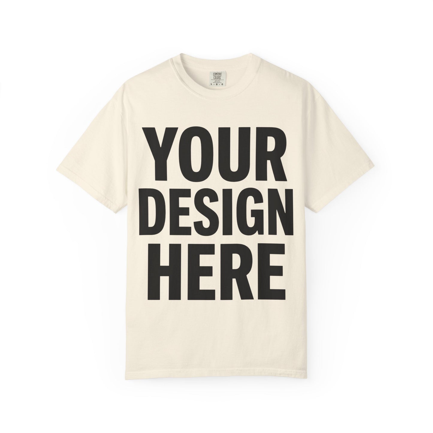 Personalized Garment-Dyed T‑Shirt — Custom Design Tee (Your Design Here)