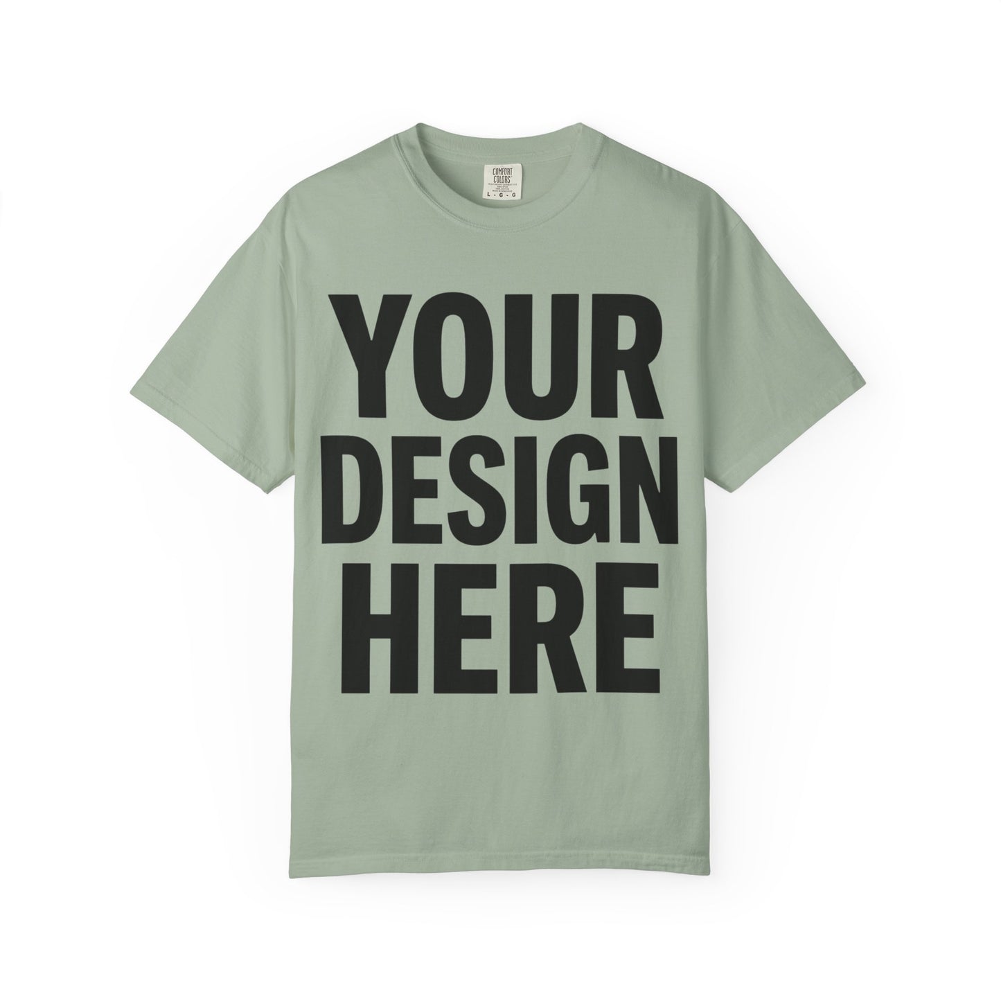 Personalized Garment-Dyed T‑Shirt — Custom Design Tee (Your Design Here)