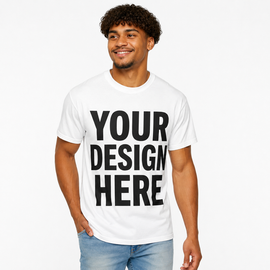 Personalized Garment-Dyed T‑Shirt — Custom Design Tee (Your Design Here)
