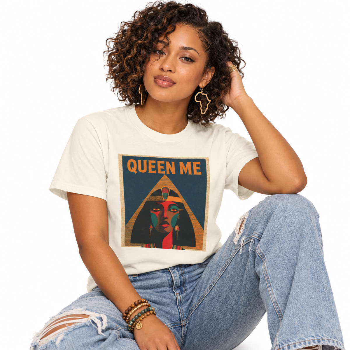 Queen Me T-Shirt — Vintage Kemet Queen Graphic Tee