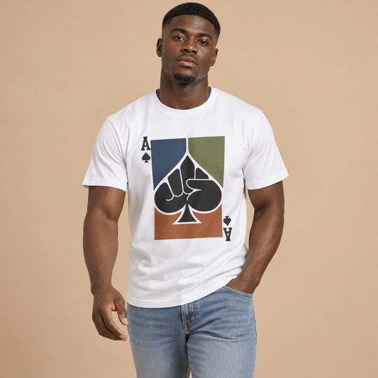 Ace of Spades Fist Graphic T-Shirt