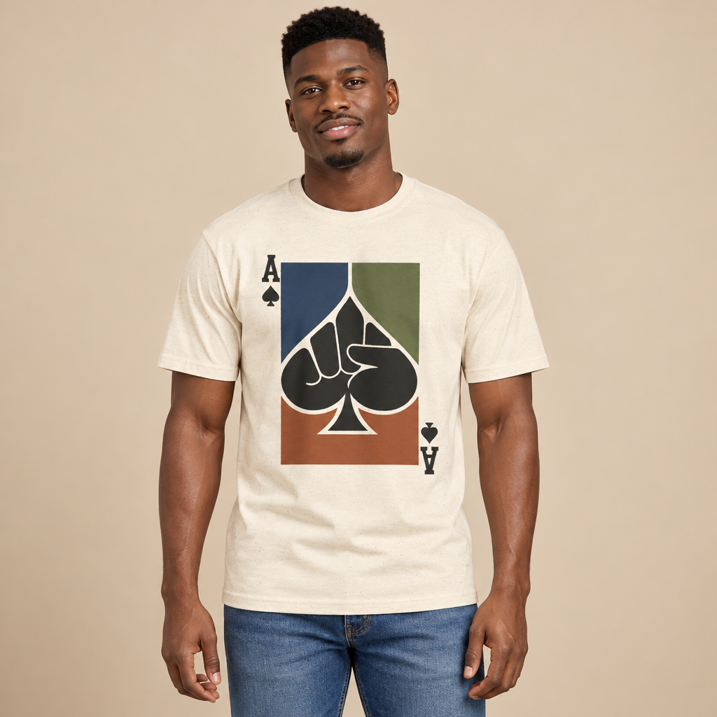 Ace of Spades Fist Graphic T-Shirt