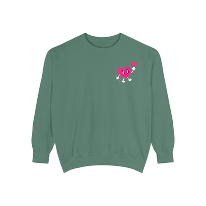 Sweatshirt — "Don't F*** With My Feelings" Colorful Heart Crewneck